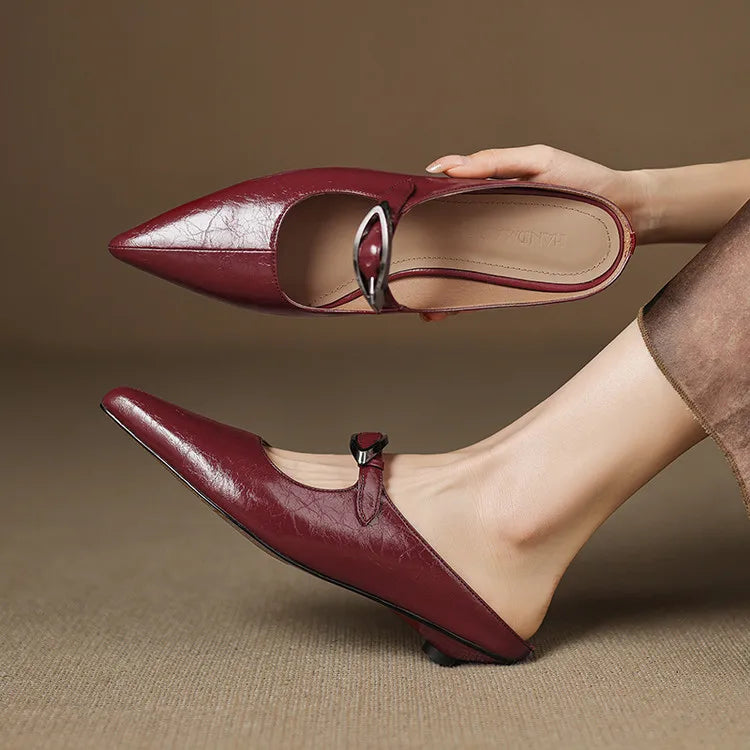 Wilda – Mules de Piel Natural