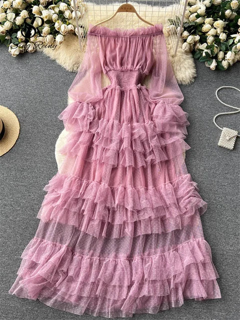 Vestido Sheer Charm de Stella