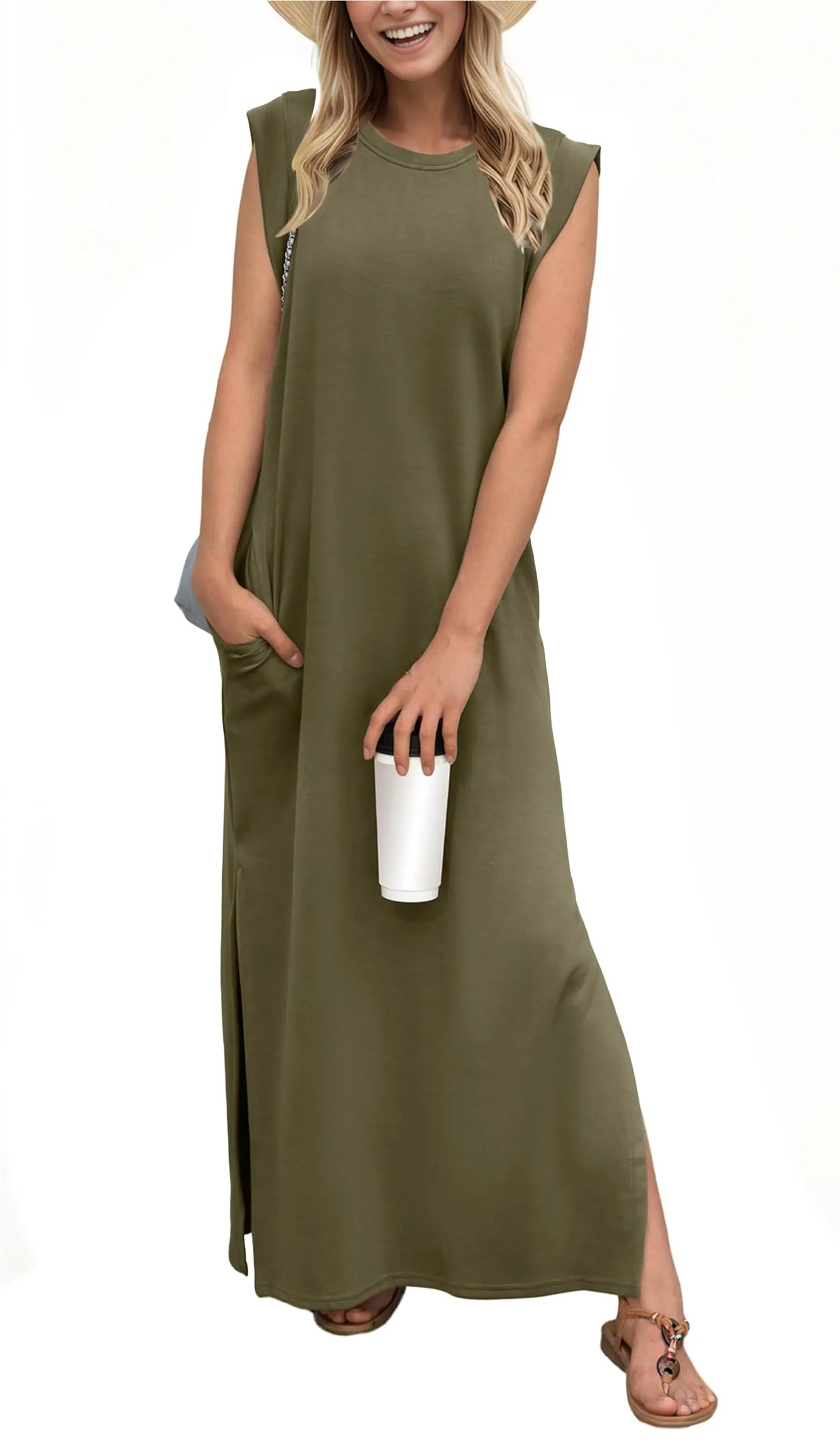 Laken - Vestido Maxi Ajuste Relajado