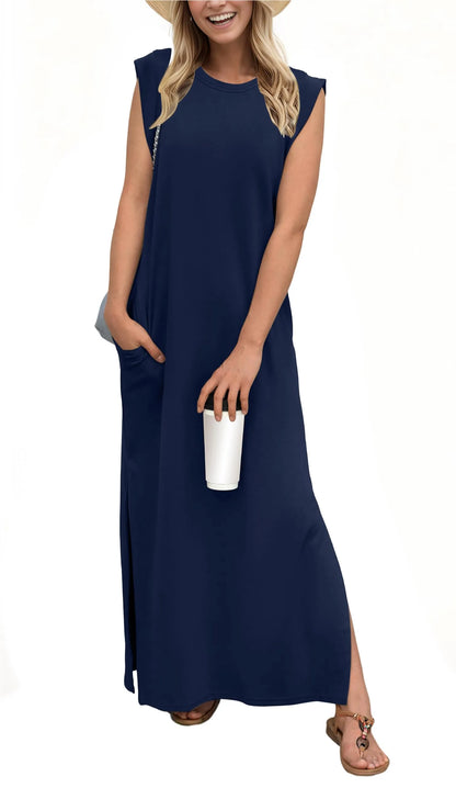 Laken - Vestido Maxi Ajuste Relajado