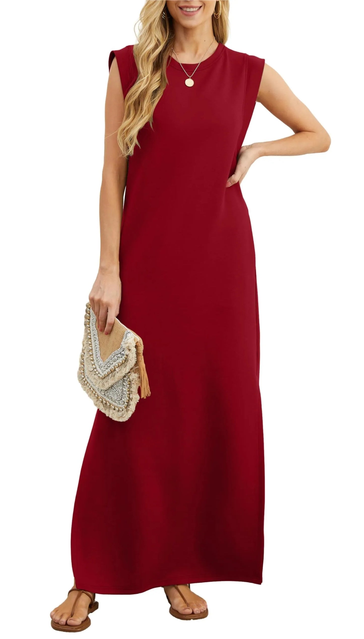 Laken - Vestido Maxi Ajuste Relajado