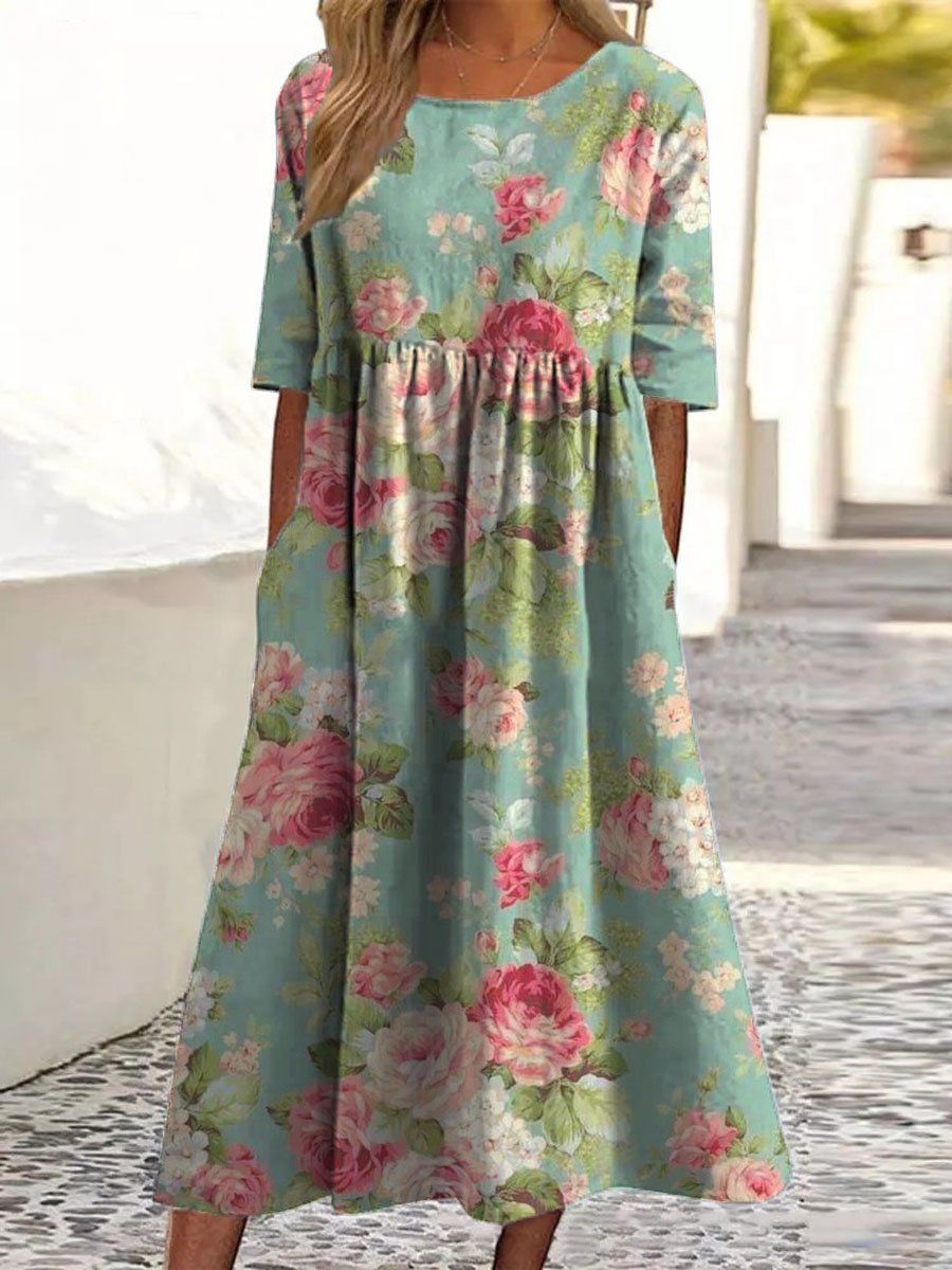 Wendy™ | Vestido Midi Relajado Bordado