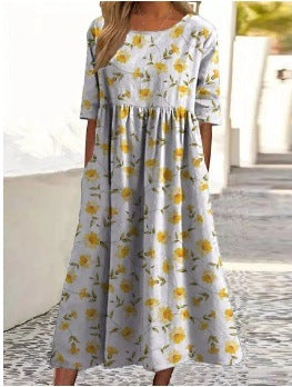 Wendy™ | Vestido Midi Relajado Bordado