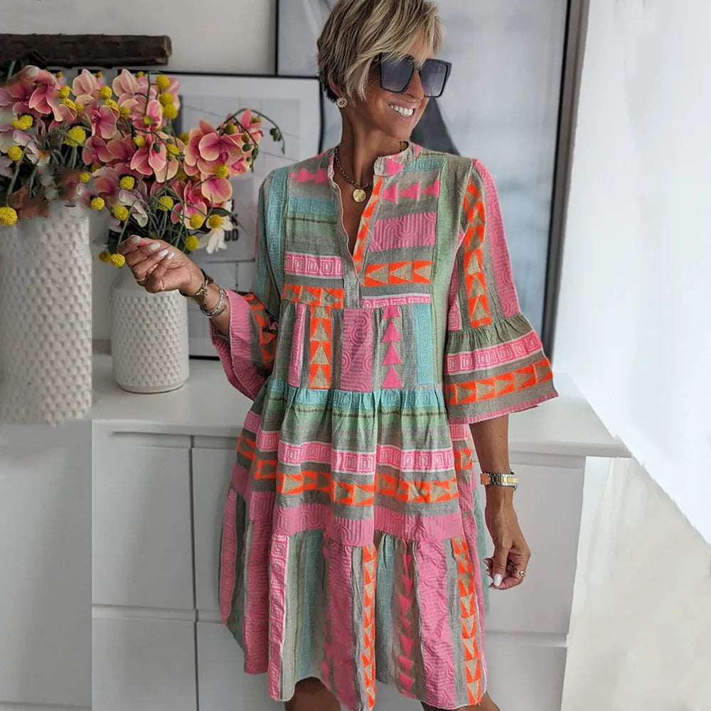 Kiki | Elegante Vestido Midi de Primavera (Casi agotado)
