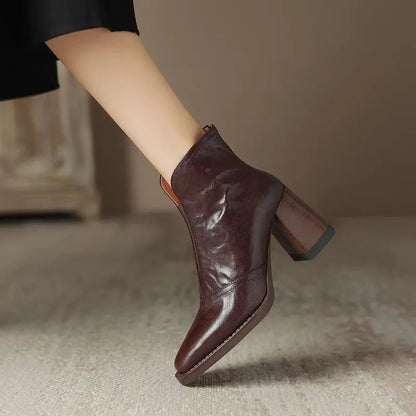 Botines de Cuero Suave Aphixta