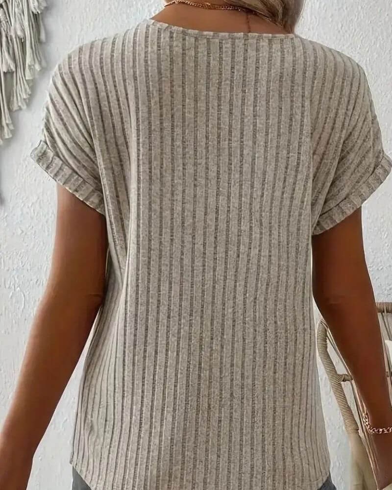 BLUSA DE PUNTO ROSINA CON ESCOTE EN V