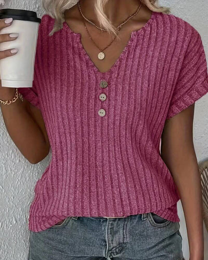 BLUSA TRICOT ROSINA CON ESCOTE EN V
