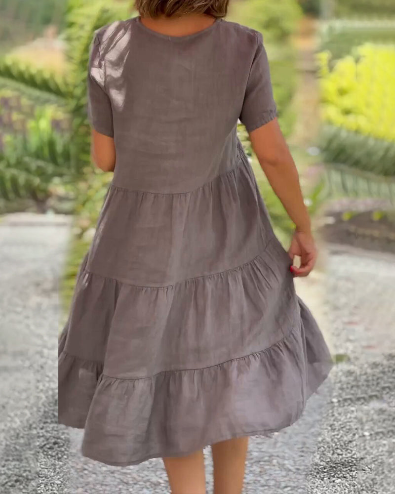 Samantha | Vestido Vuelto con Bolsillos