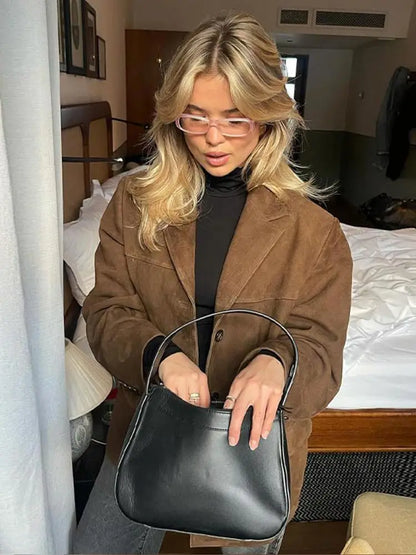 EMMA | Chaqueta de bolsillo con solapa de moda