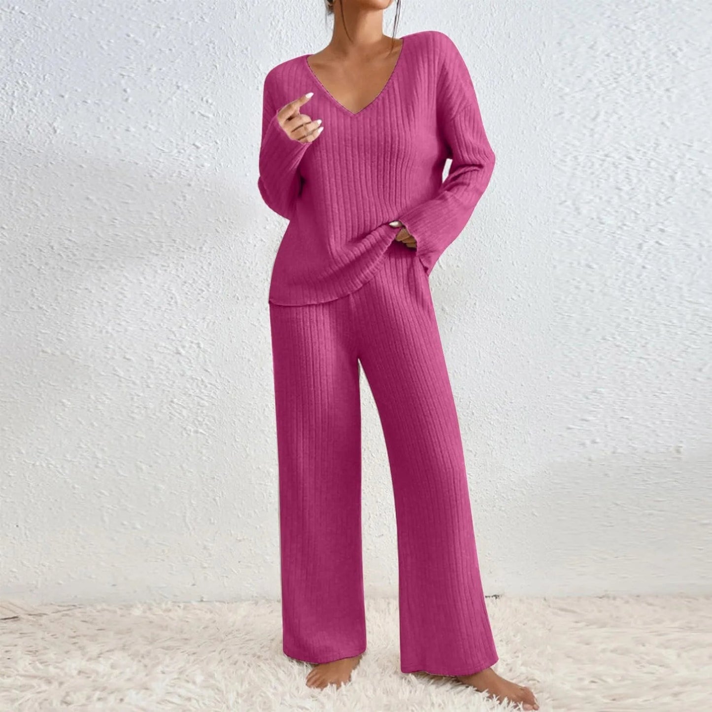 SABINA – Conjunto de Lounge Cómodo con Pierna Ancha
