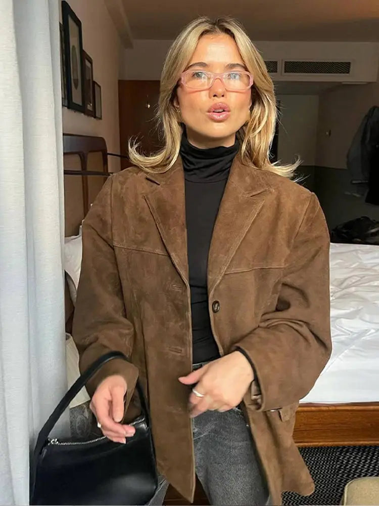 EMMA | Chaqueta de bolsillo con solapa de moda