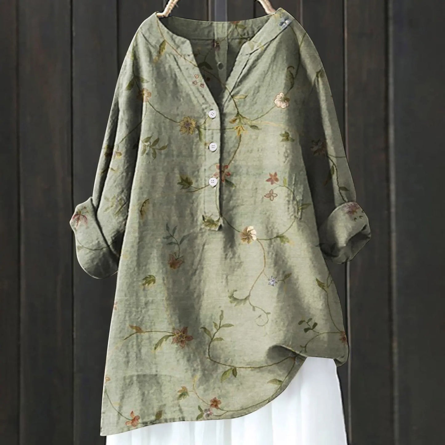 BLUSA LARGA DE FLORES ISALINE