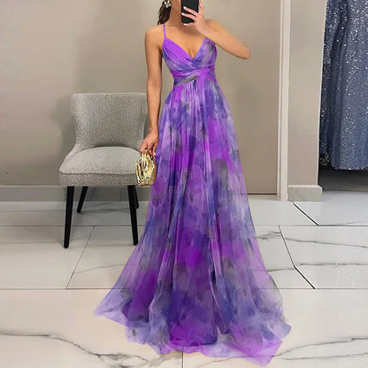 Jennifer | Elegante Vestido Maxi Floral