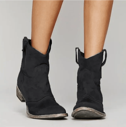 Charlotte - Botas ortopédicas de piel ante
