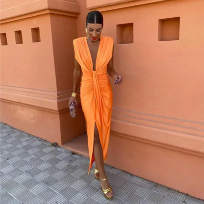 Lily | Vestido Elegante con Pliegues