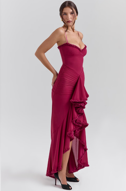 Edith - Vestido con Volantes Encantador