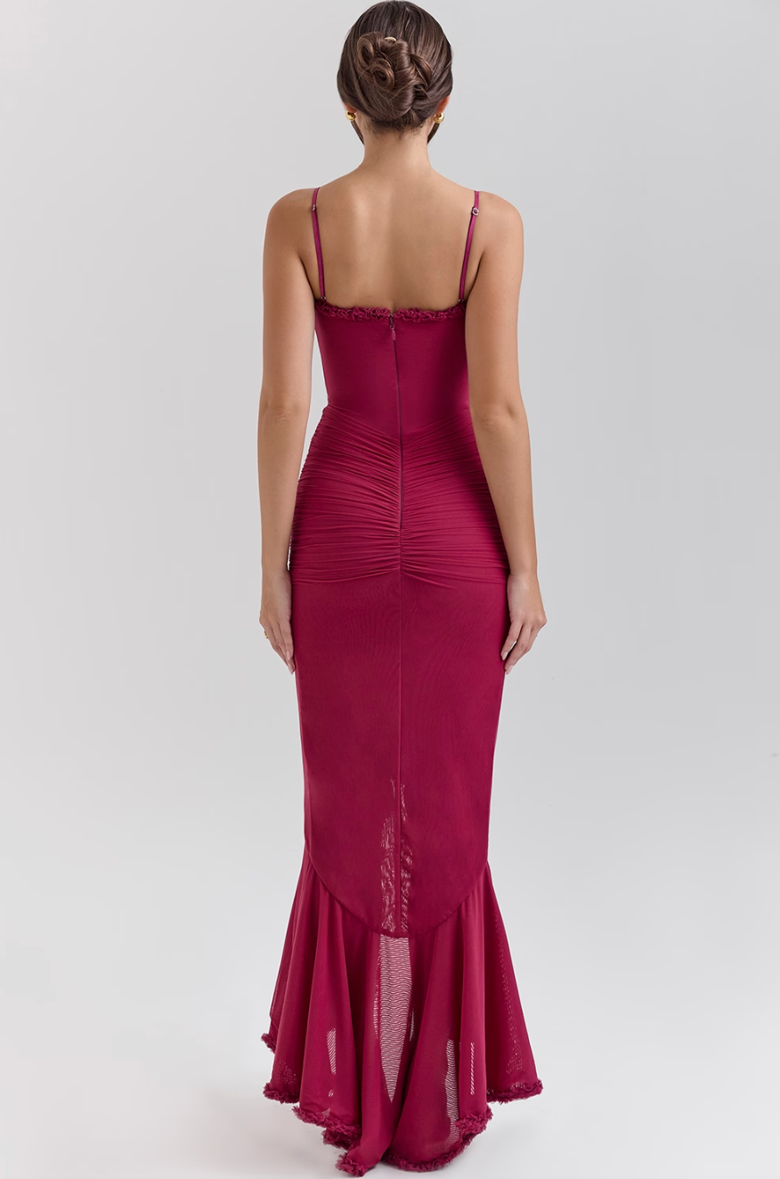Edith - Vestido con Volantes Encantador