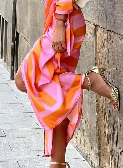Aurora – Vestido Fluido de Radiante Vitalidad