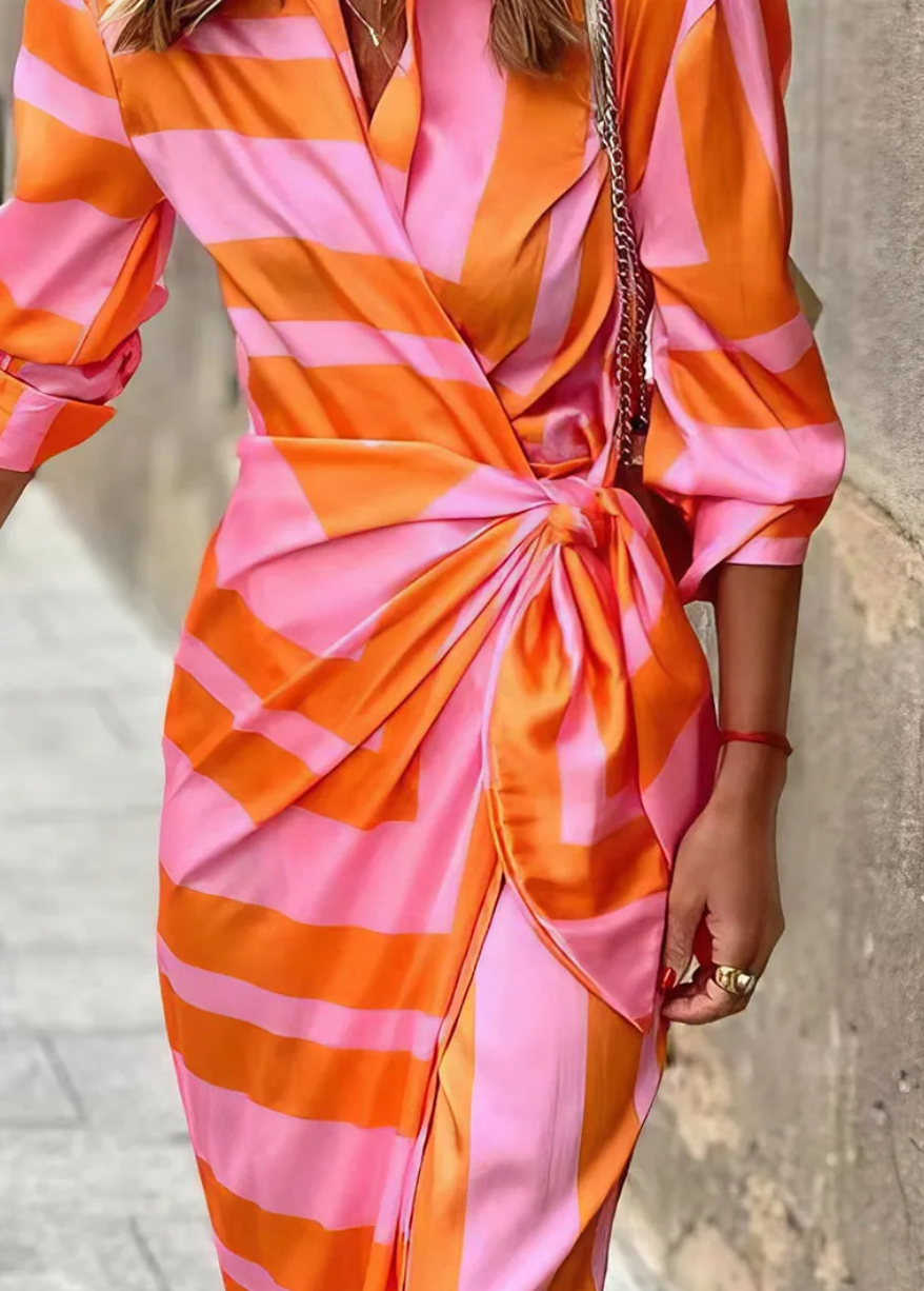 Aurora – Vestido Fluido de Radiante Vitalidad