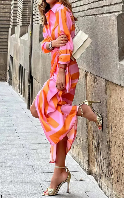 Aurora – Vestido Fluido de Radiante Vitalidad