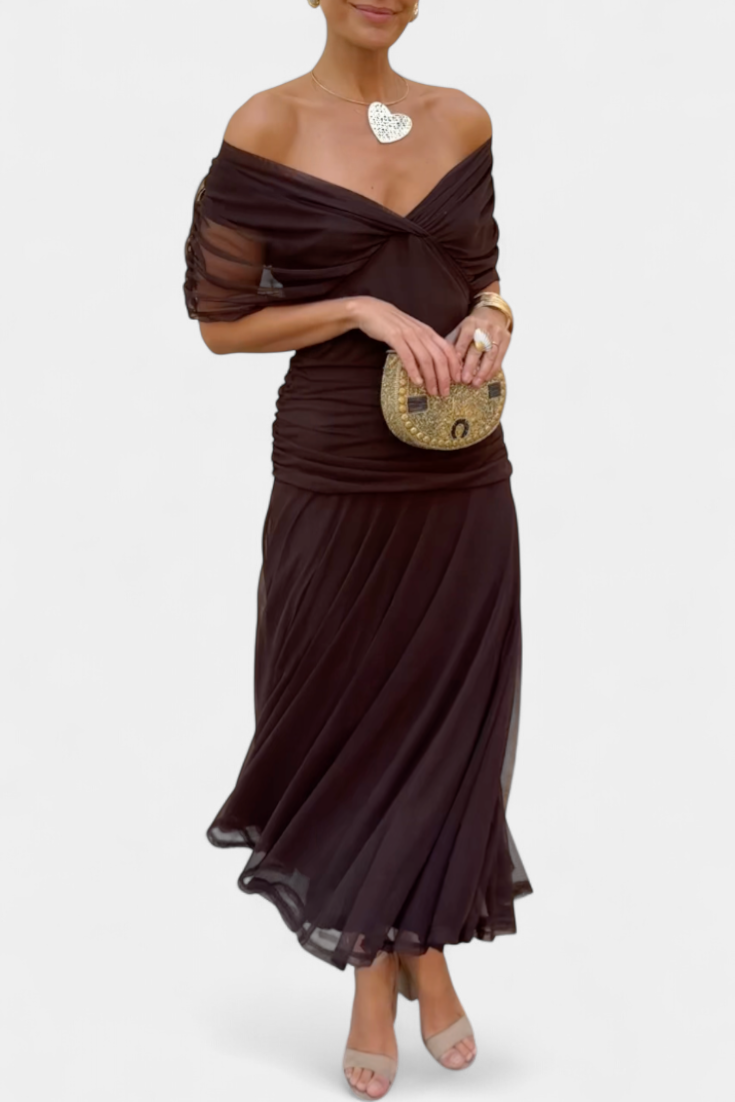 Abigail | Vestido Largo Floral con Escote en V
