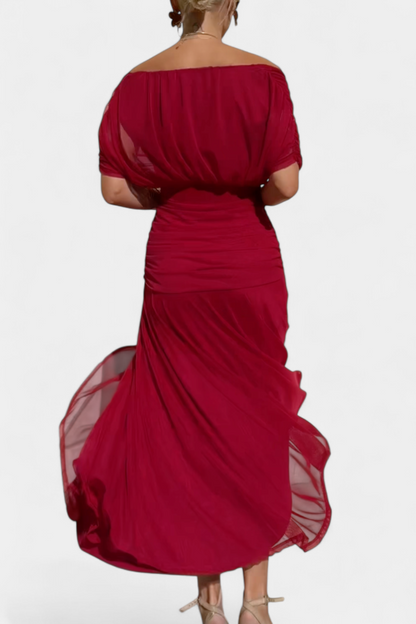 Florendra™ | Vestido Largo Floral con Escote en V