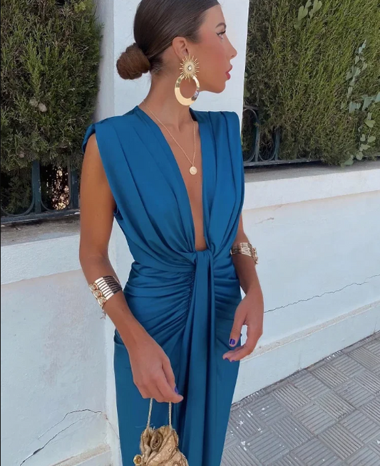 Lily | Vestido Elegante con Pliegues