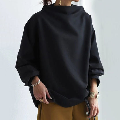 Elly | Top Casual con Cuello Alto