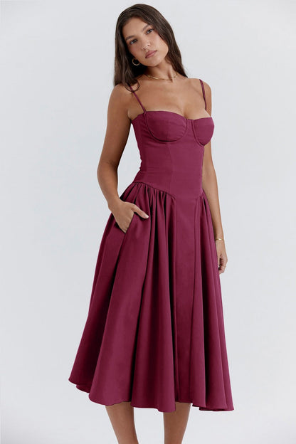 Elara | Vestido de Sol con Corsé Elegante