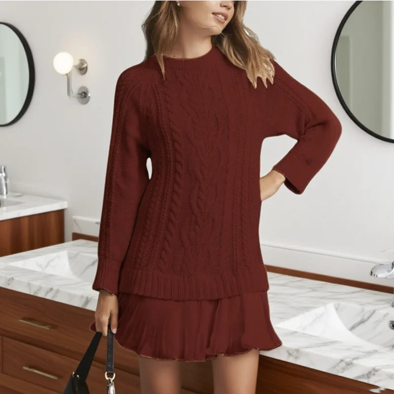 Gaëlle™ | Vestido Suéter Único
