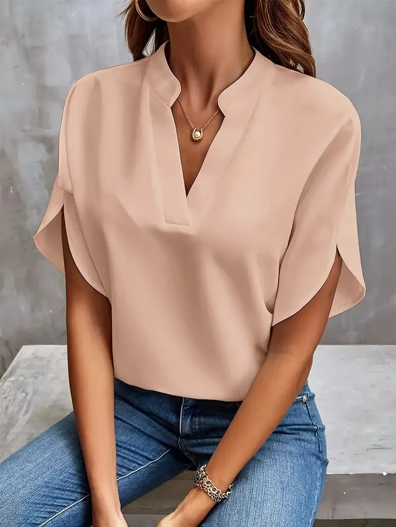 Bettina | Blusa fluida con escote en V elegante