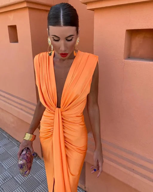 Daisy | Vestido Elegante con Pliegues