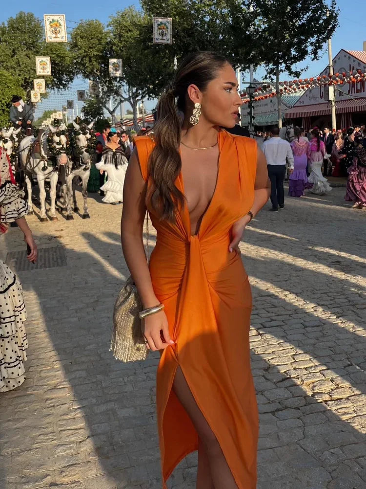 Daisy | Vestido Elegante con Pliegues