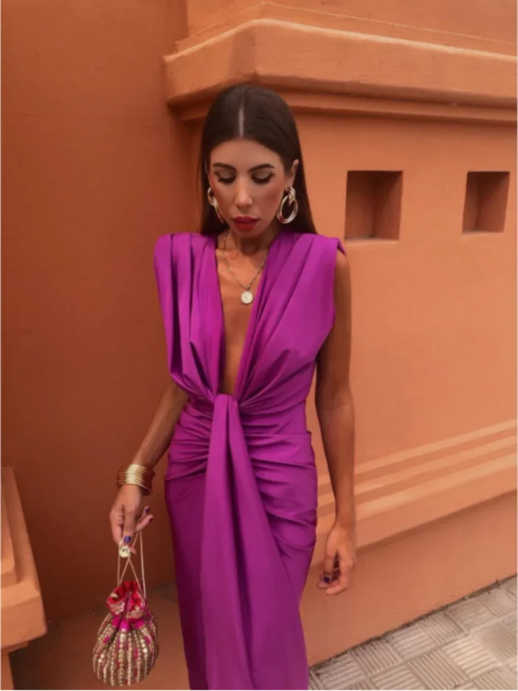 Daisy | Vestido Elegante con Pliegues