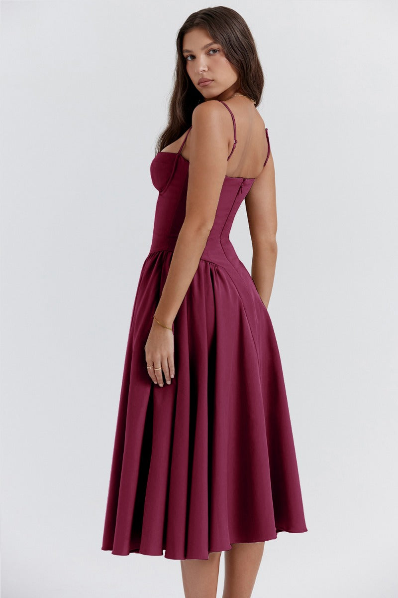 Elara | Vestido de Sol con Corsé Elegante