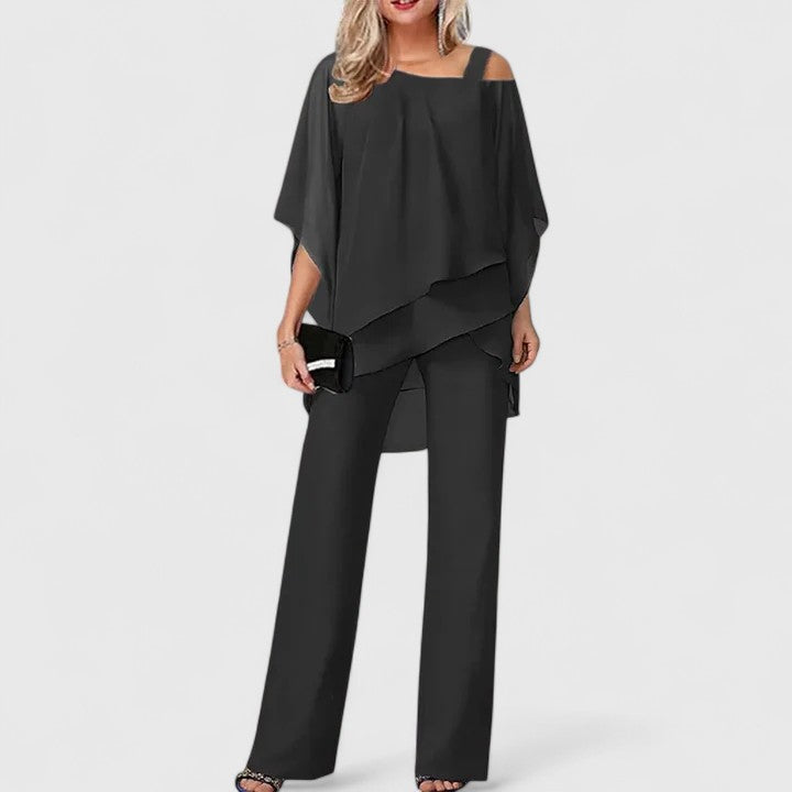 AYRELIANA – CONJUNTO DE PANTALÓN ELEGANTE DE DOS PIEZAS