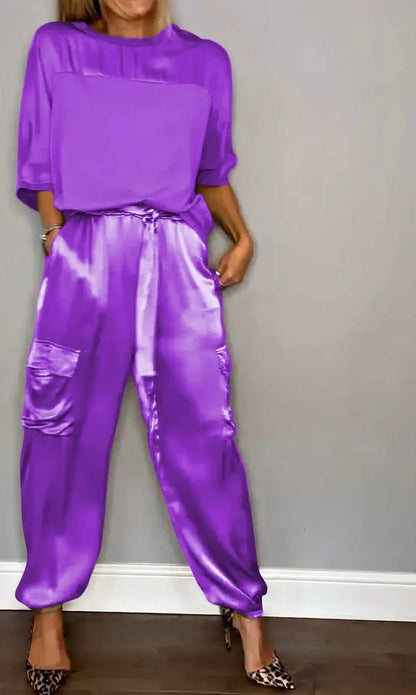 IRAVANYA – CONJUNTO ELEGANTE DE MUJER 2 PIEZAS