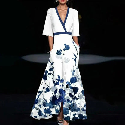 Ruby - Vestido Elegante con Patrón Floral