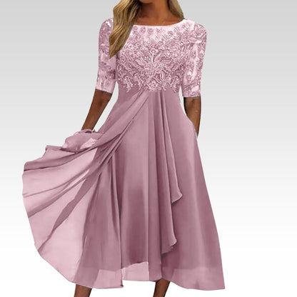 Taryn® | Vestido Midi de Encaje Elegante