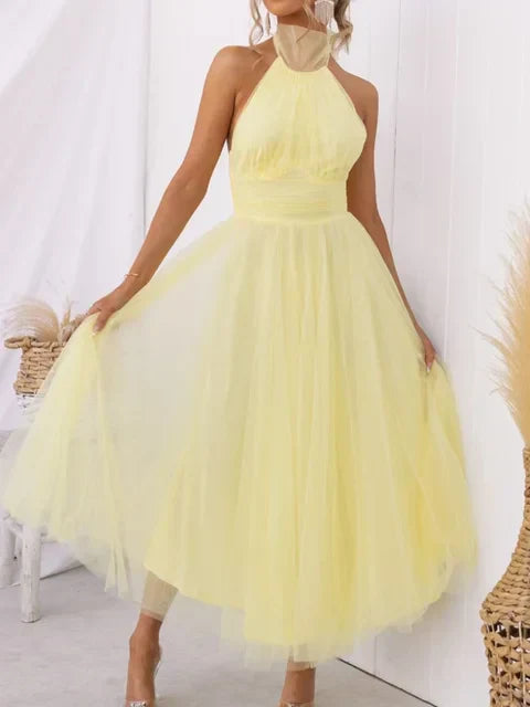Vestido Aria-Cuello Alto