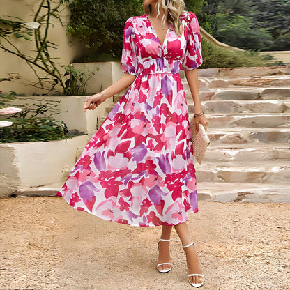 Isolde | Vestido Midi con Escote en V