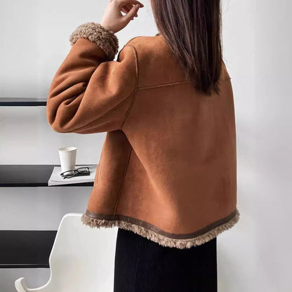 Aspen™ - Chaqueta de Estilo Vintage de Ante