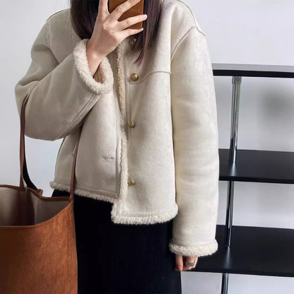 Aspen™ - Chaqueta de Estilo Vintage de Ante