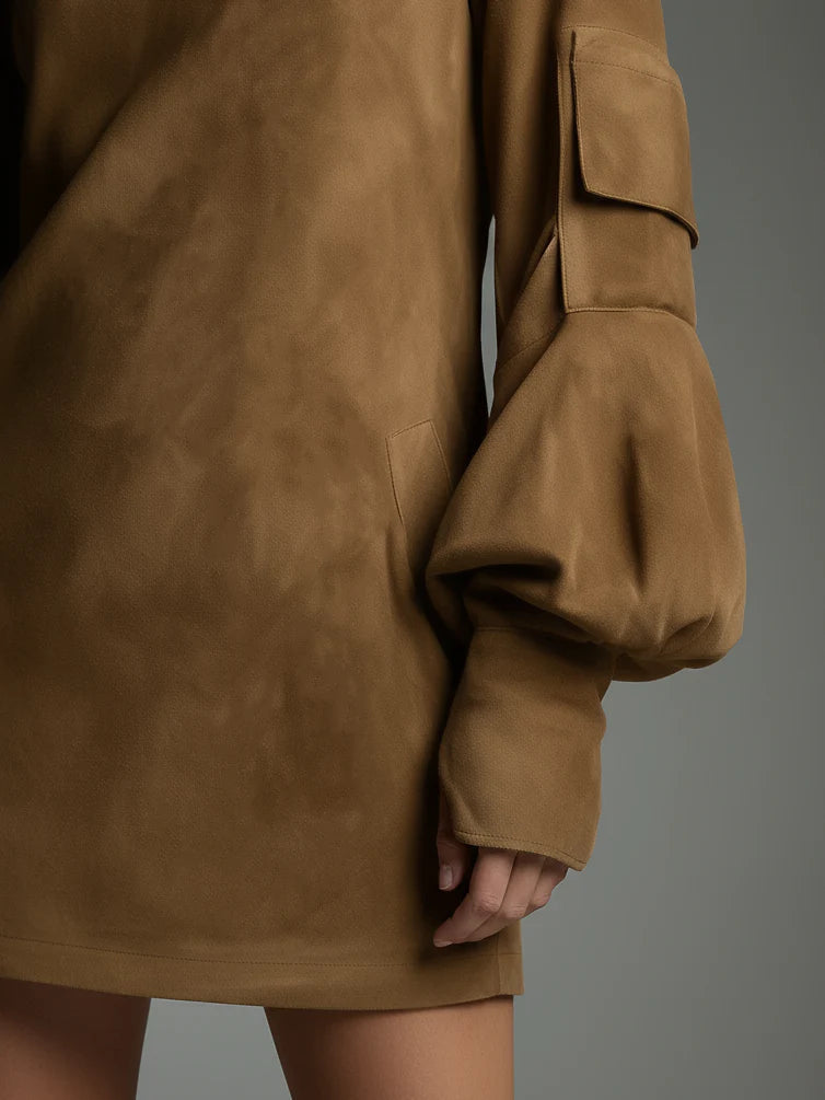 Maelina | Vestido Mini de Cuello Alto para Mujer