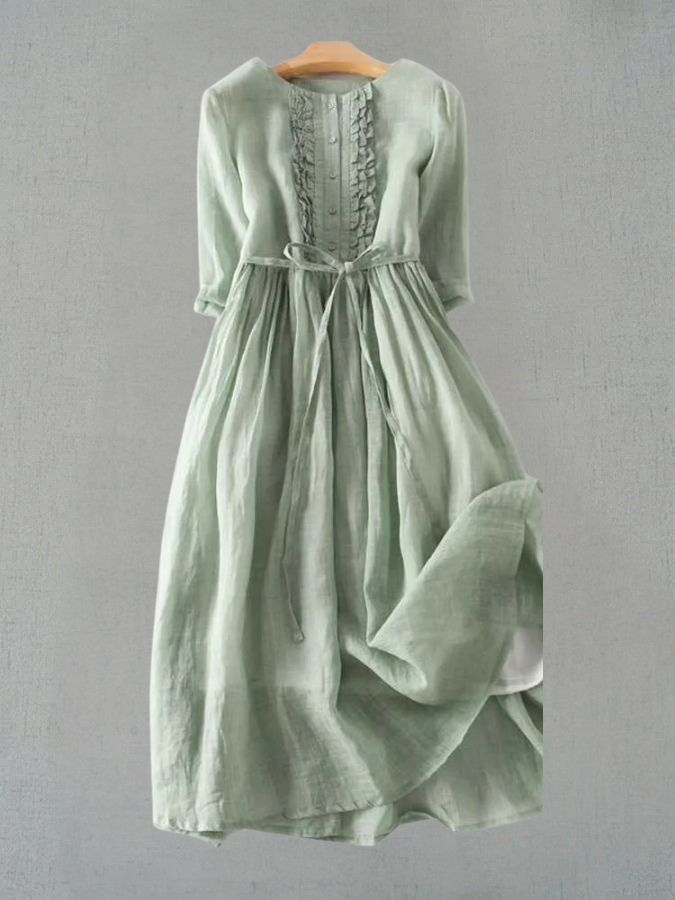 Vestido de Inspiración Vintage para Mujeres - Estilo y Versatilidad Cómoda de Verano