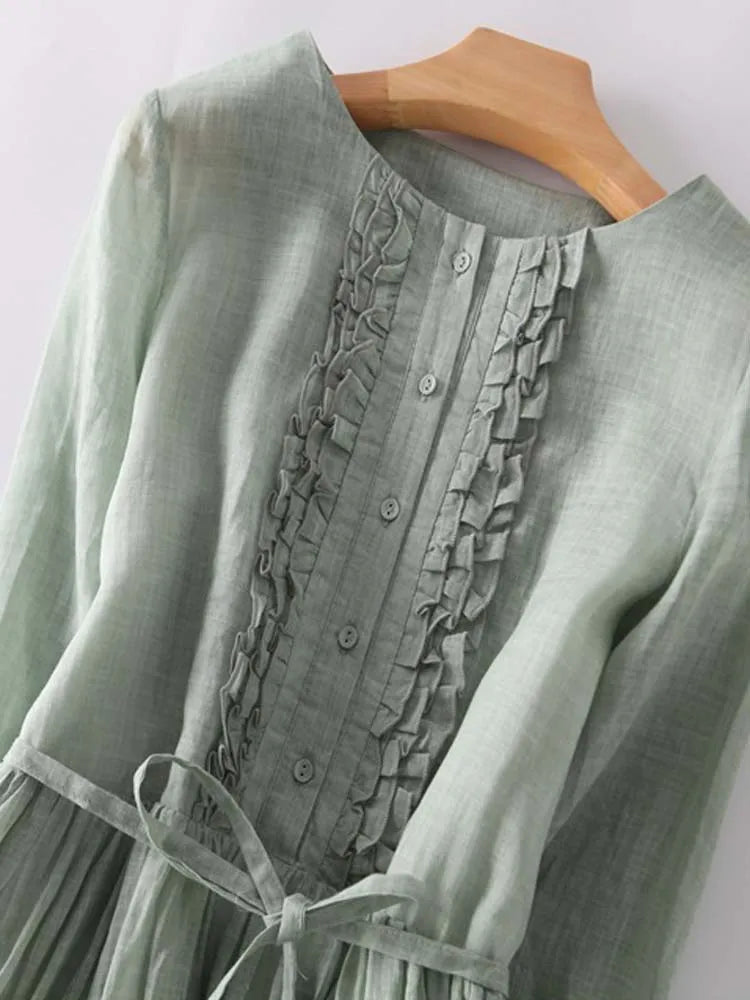 Vestido de Inspiración Vintage para Mujeres - Estilo y Versatilidad Cómoda de Verano
