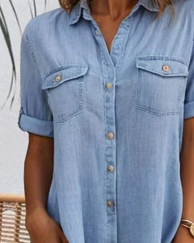 Jessica | Vestido Camisa Botonéado Relajado