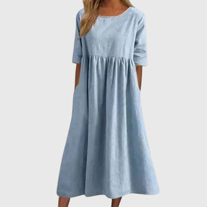 Haisley | Elegante Vestido Midi Fluido