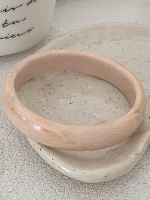 Pulsera de Mármol Étnica Vintage