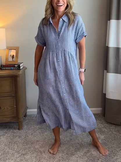 CELINE – VESTIDO CAMISERO RELAJADO